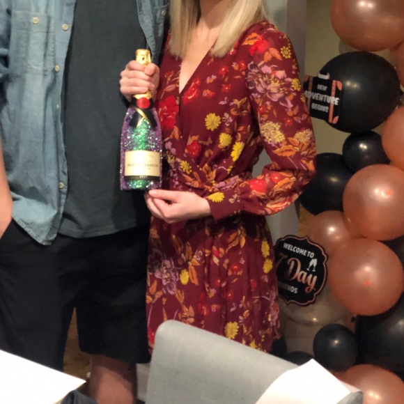 NWT floral print wrap dress - Picture 2 of 5